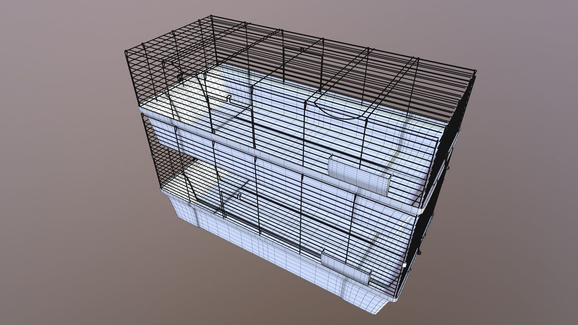 Birds Cage 3D model_8