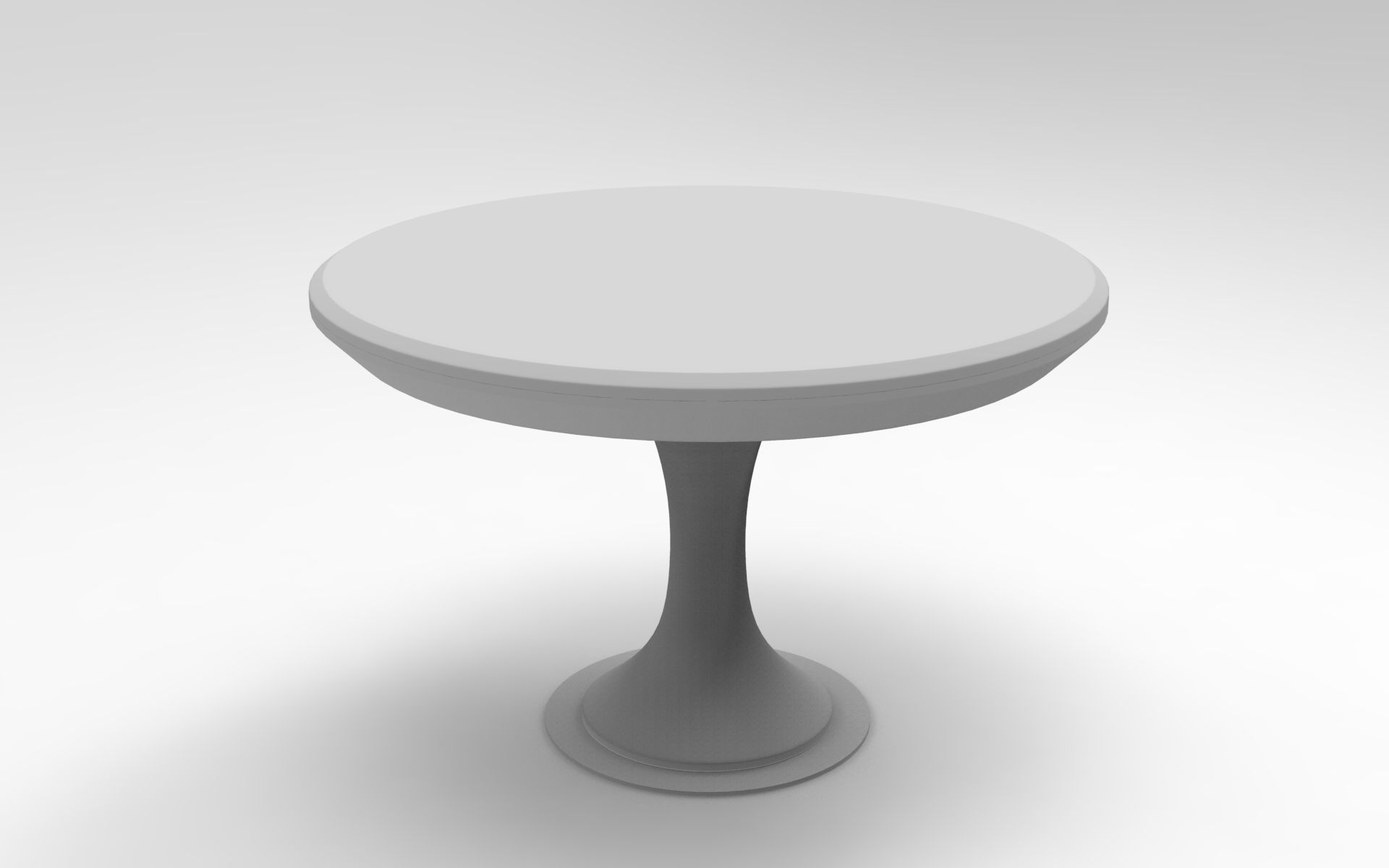 Glew Dining Table Low-poly 3D model_7