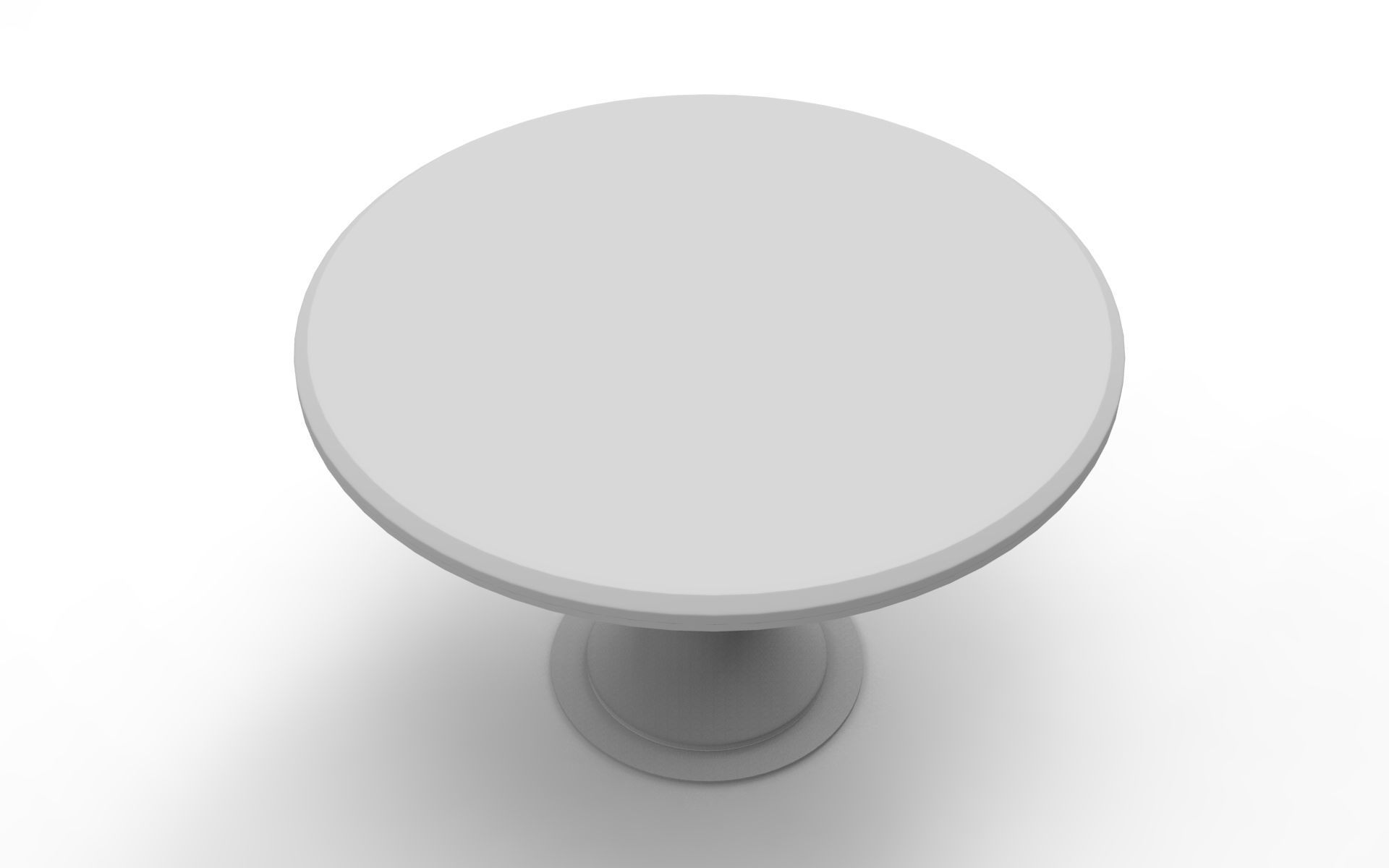 Glew Dining Table Low-poly 3D model_8
