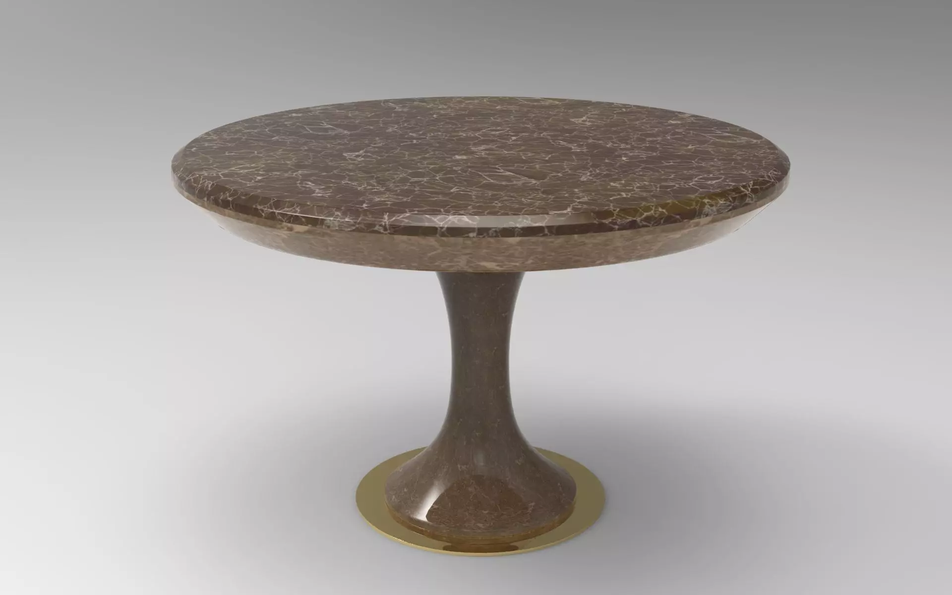 Glew Dining Table Low-poly 3D model_0