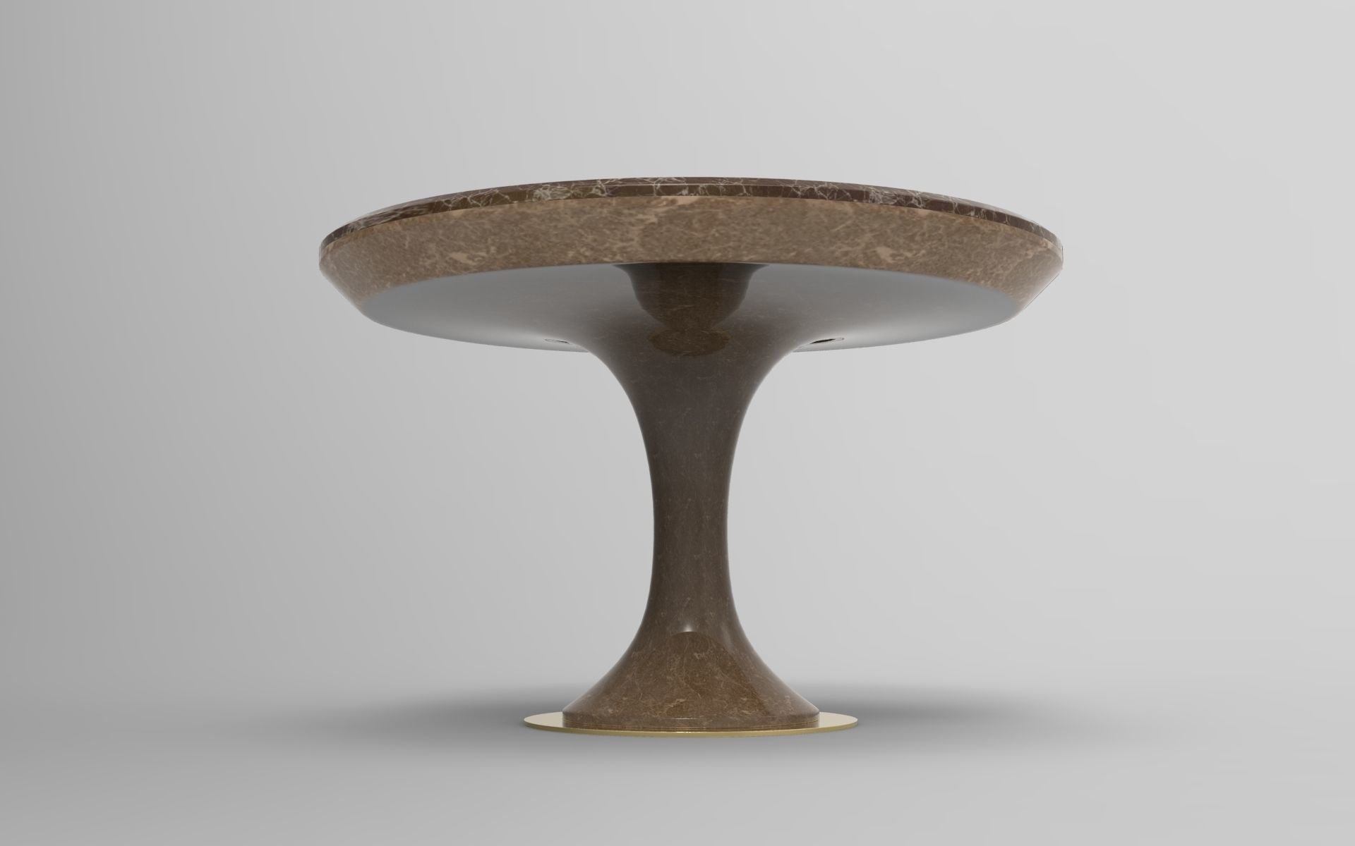 Glew Dining Table Low-poly 3D model_4