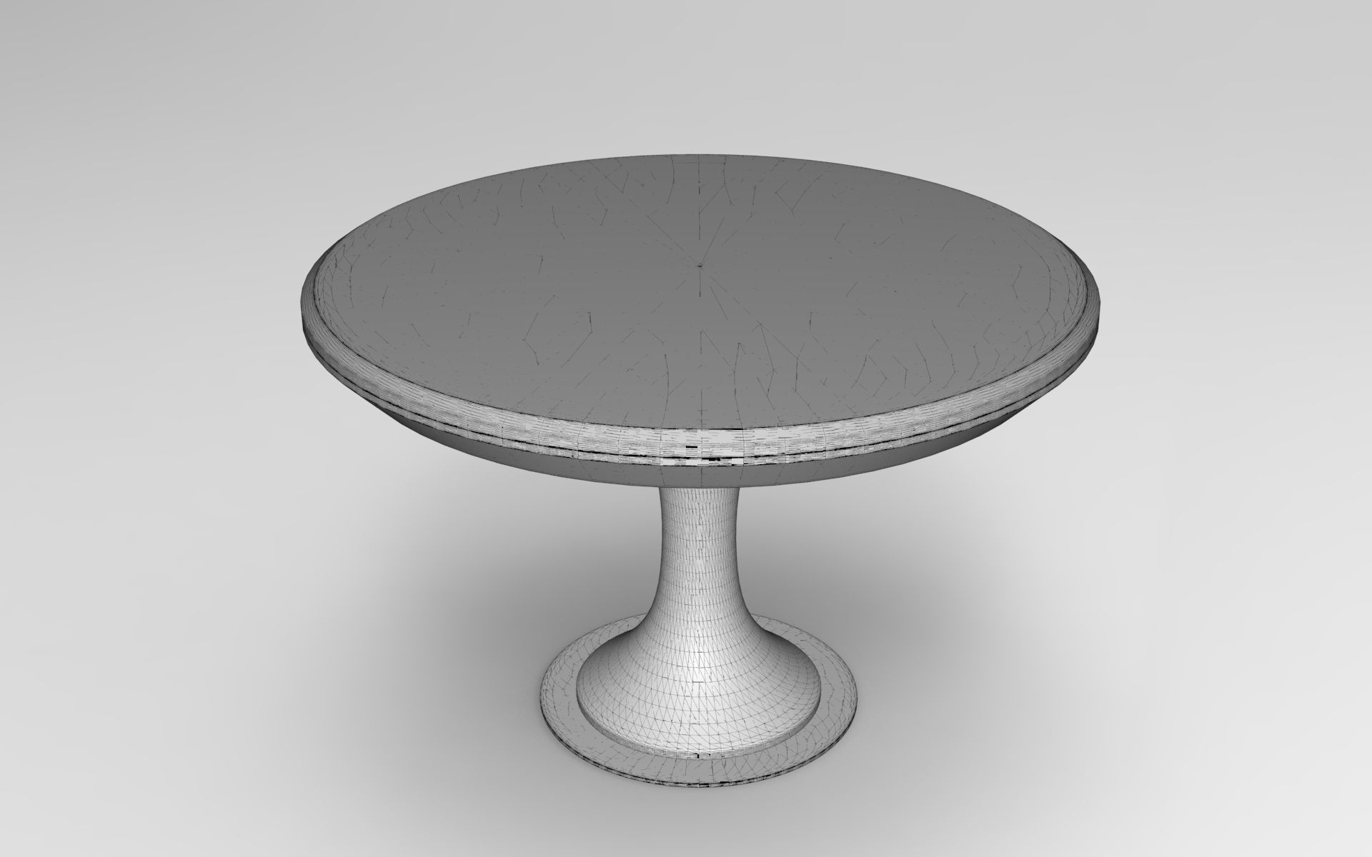 Glew Dining Table Low-poly 3D model_5