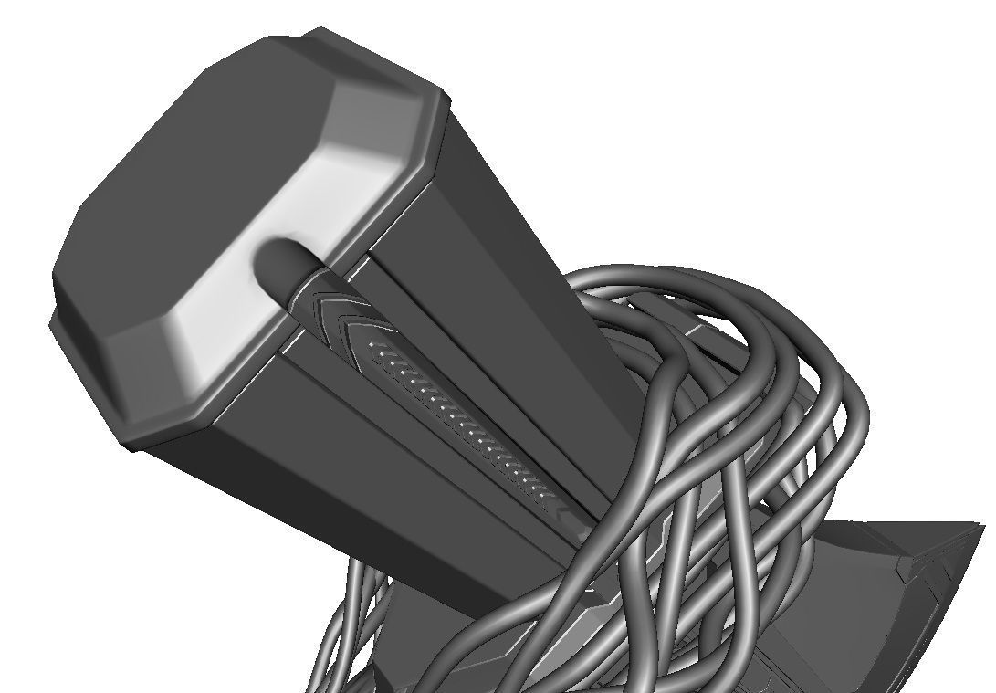 Axe Thor Axe 3D model_2