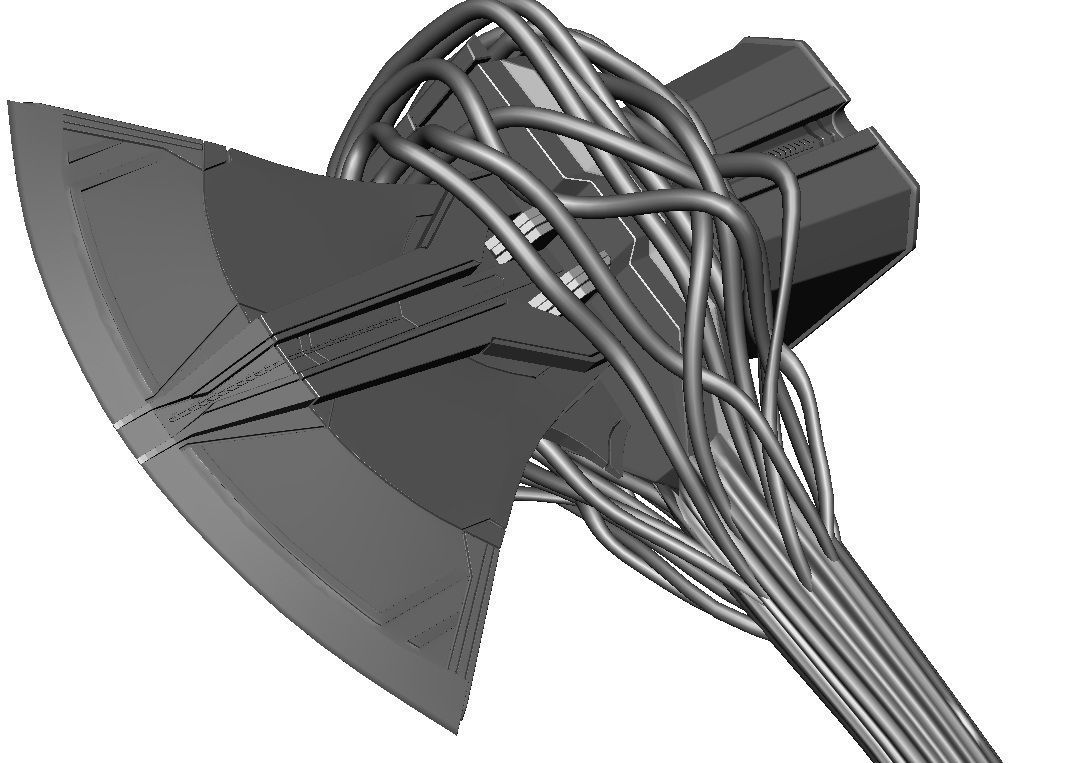 Axe Thor Axe 3D model_1