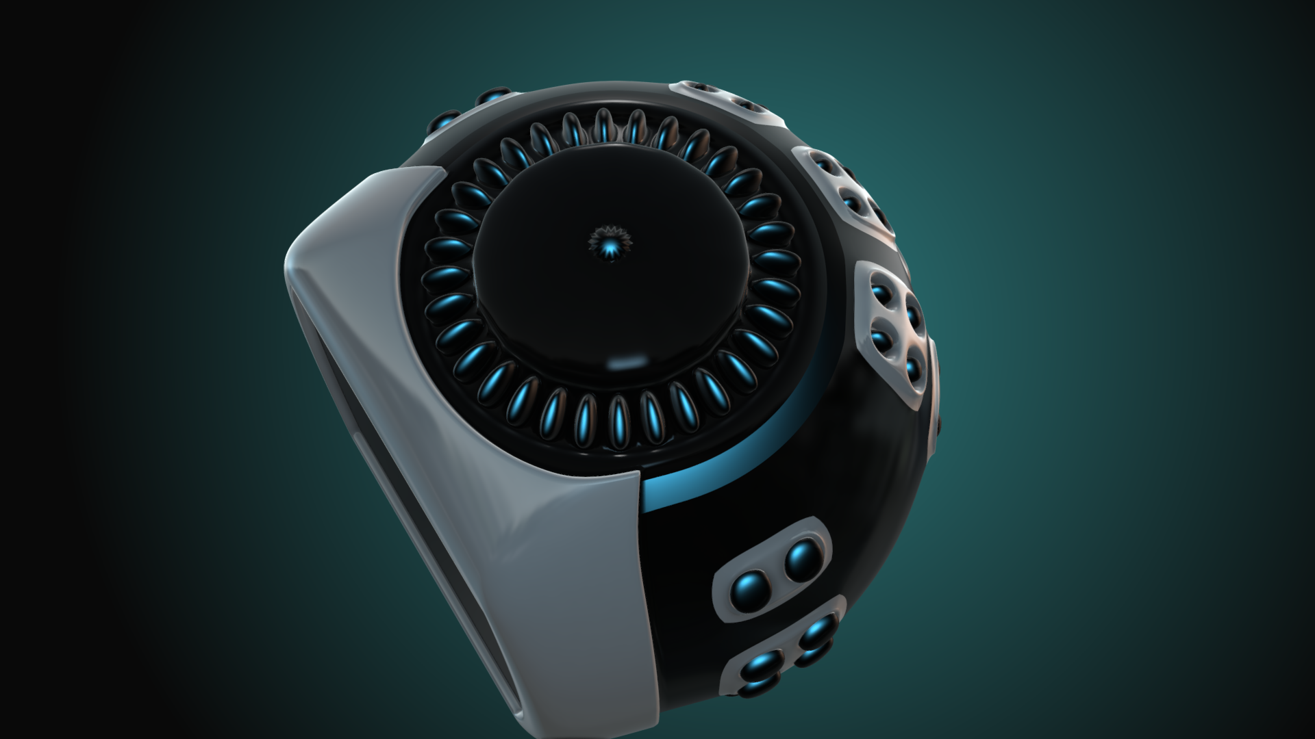 Future TV Computer 3D model_2