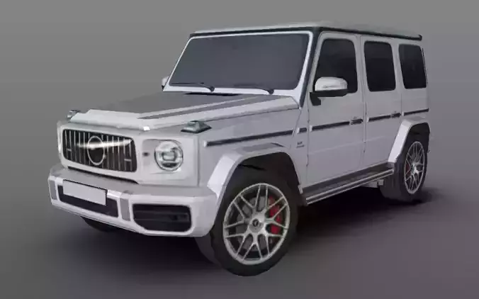Mercedes G Class AMG G65 2016 3D model - Games Asset Low-poly 3D model