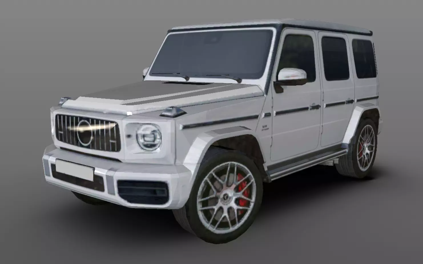 Mercedes G Class AMG G65 2016 3D model - Games Asset Low-poly 3D model