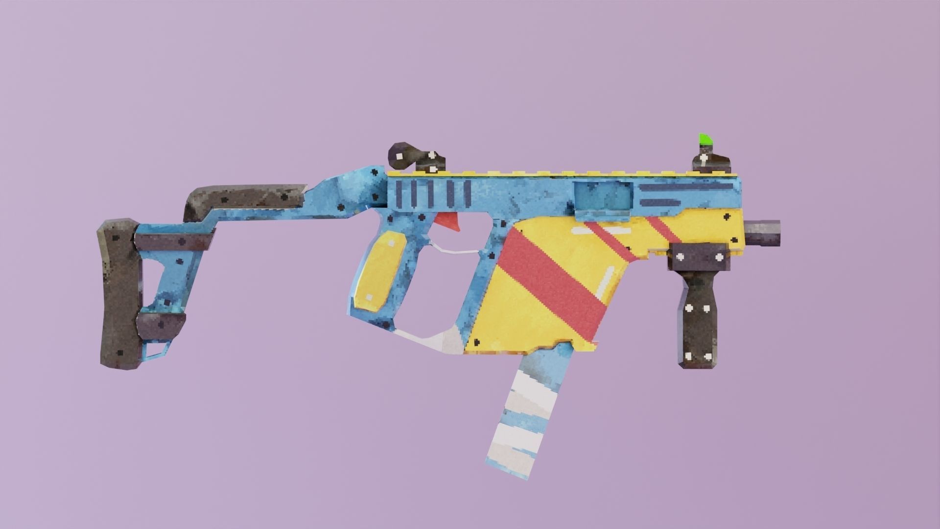 Pixel AR Free low-poly 3D model_6