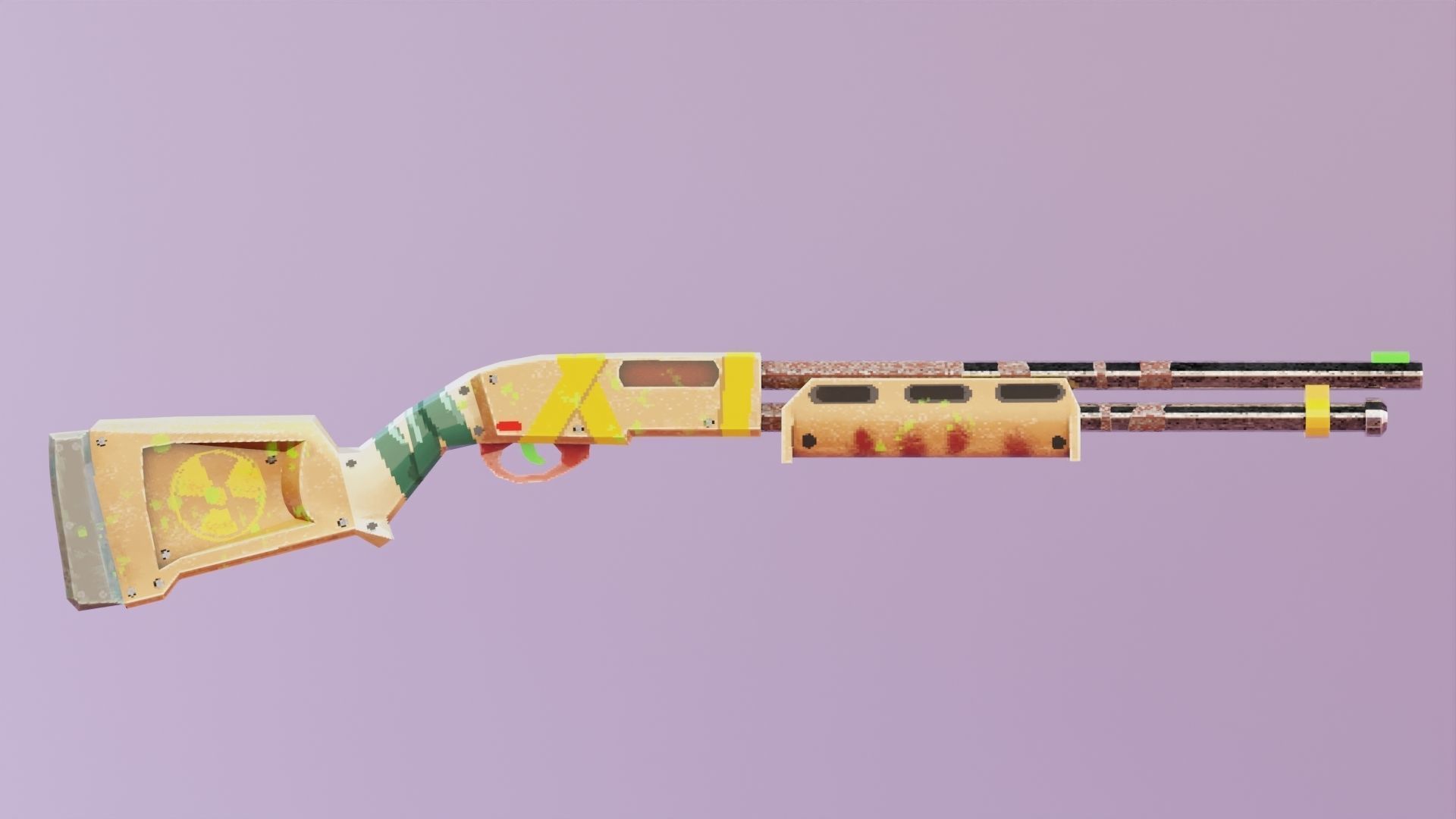 Pixel AR Free low-poly 3D model_5