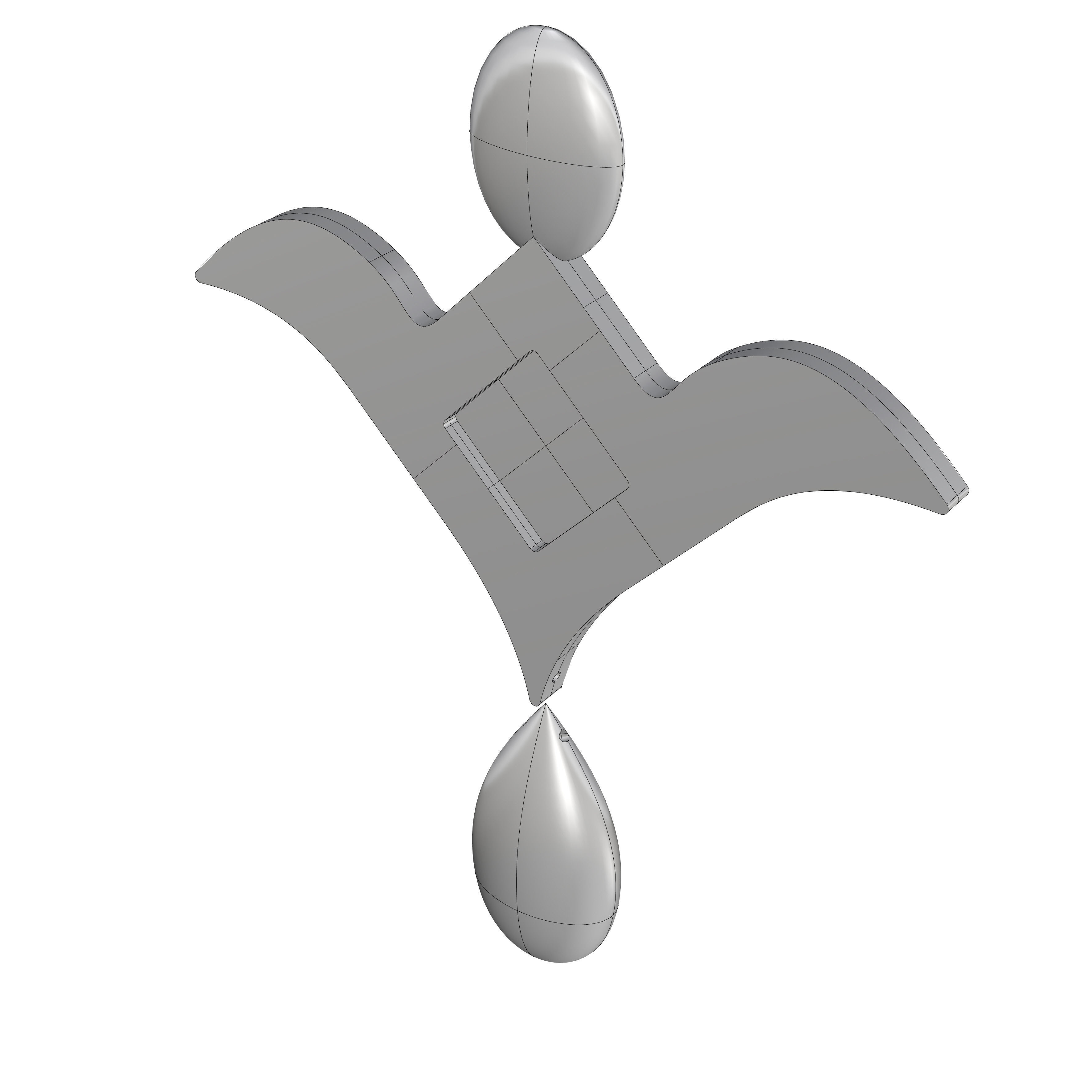 Genshin Impact Focalor Hat Ornament 3D print model_14