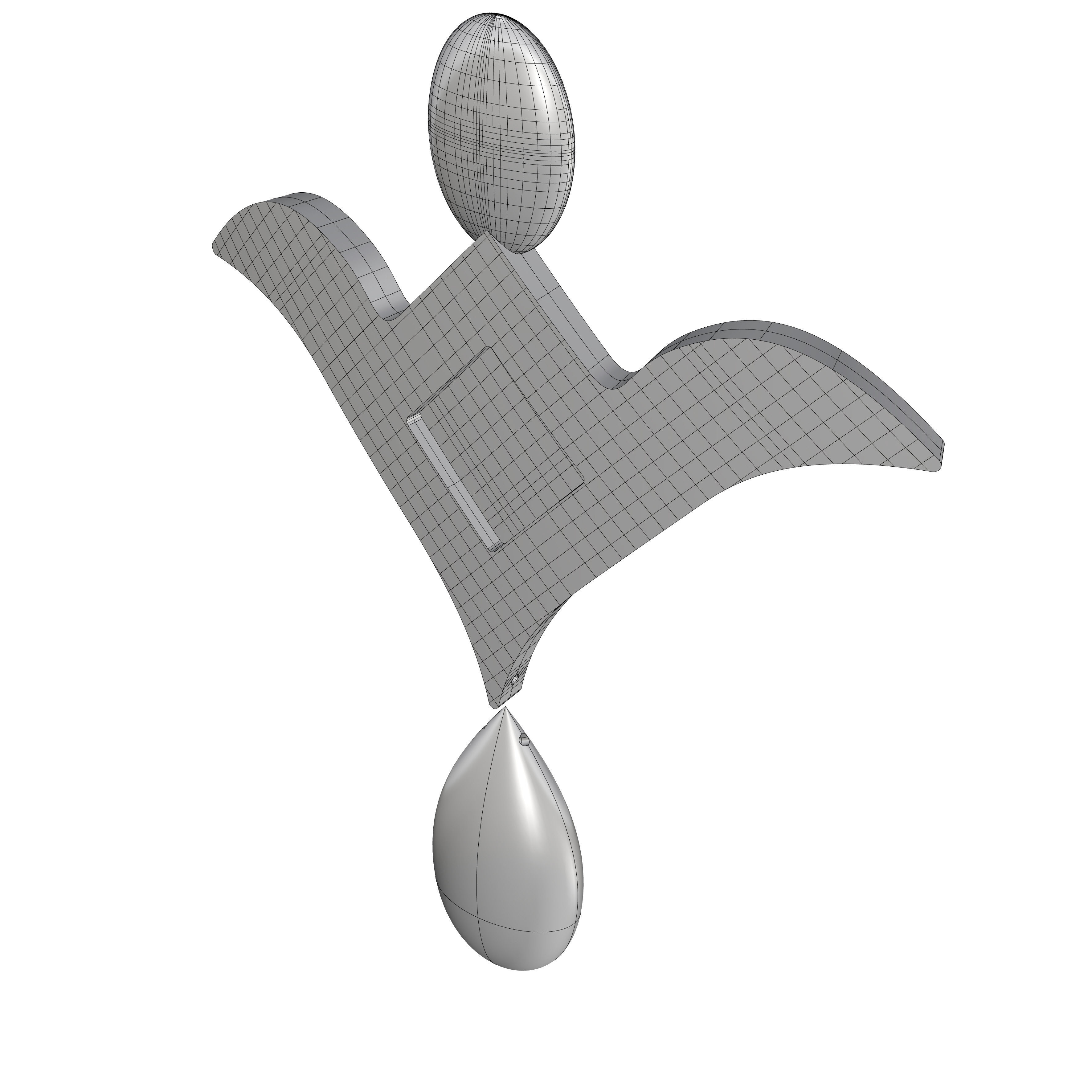 Genshin Impact Focalor Hat Ornament 3D print model_13