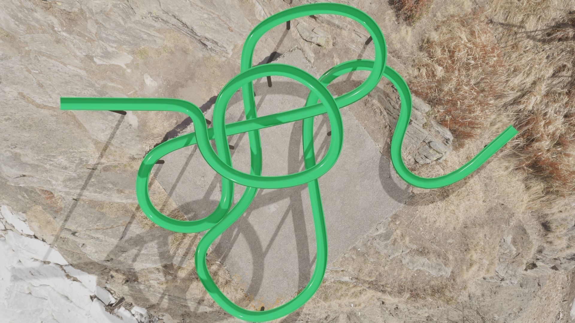 Water Slide Low-poly 3D model_26