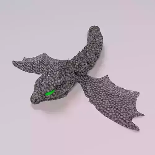 Articulated Baby Dragon 3D print model