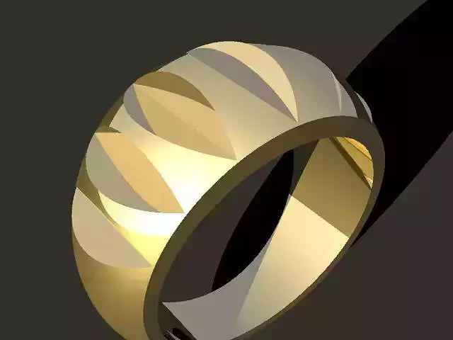 3D printable jewelry ring