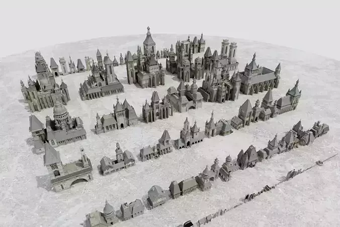 Parts Cluster-build-castle