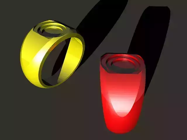 3D printable jewelry ring