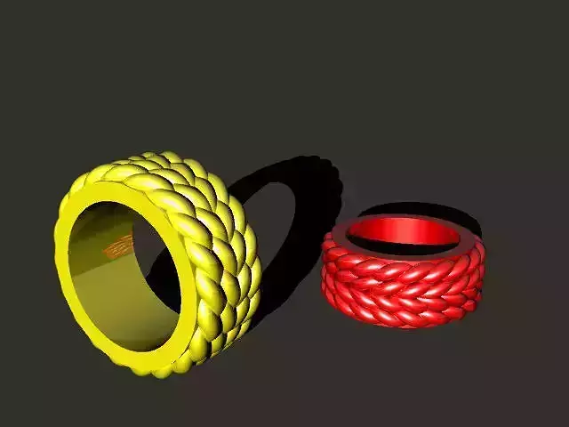3D printable jewelry ring