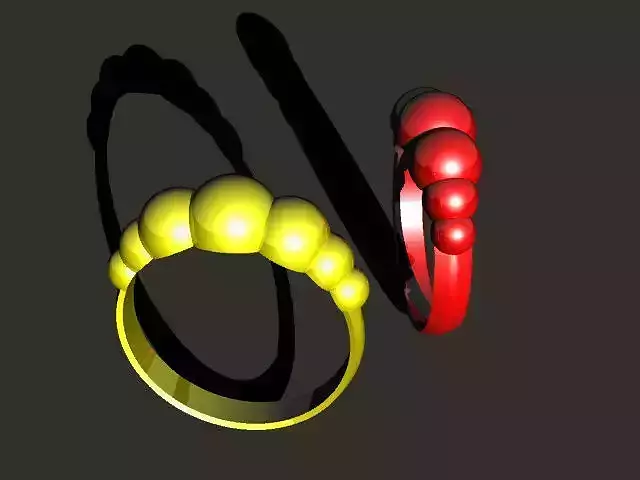 3D printable jewelry ring