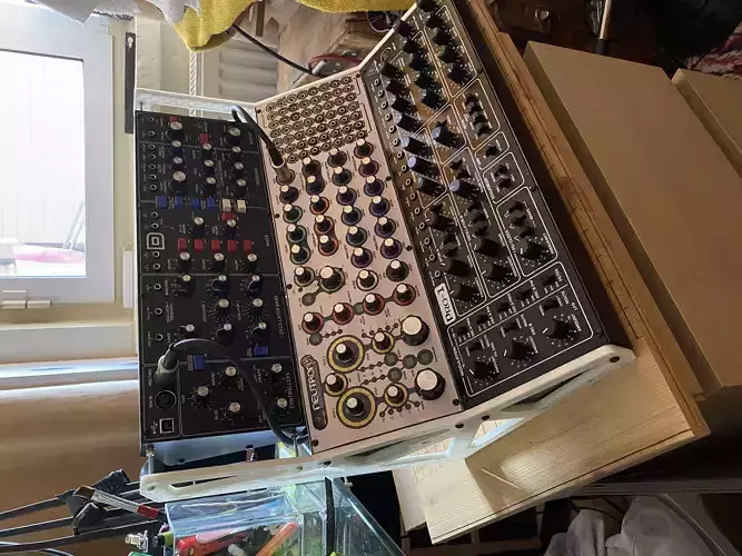 Behringer Synthesizer Stand for 3 Units 3D print model
