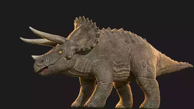 Dinosaur Triceratops 3D Model - Game-Ready and Versatile