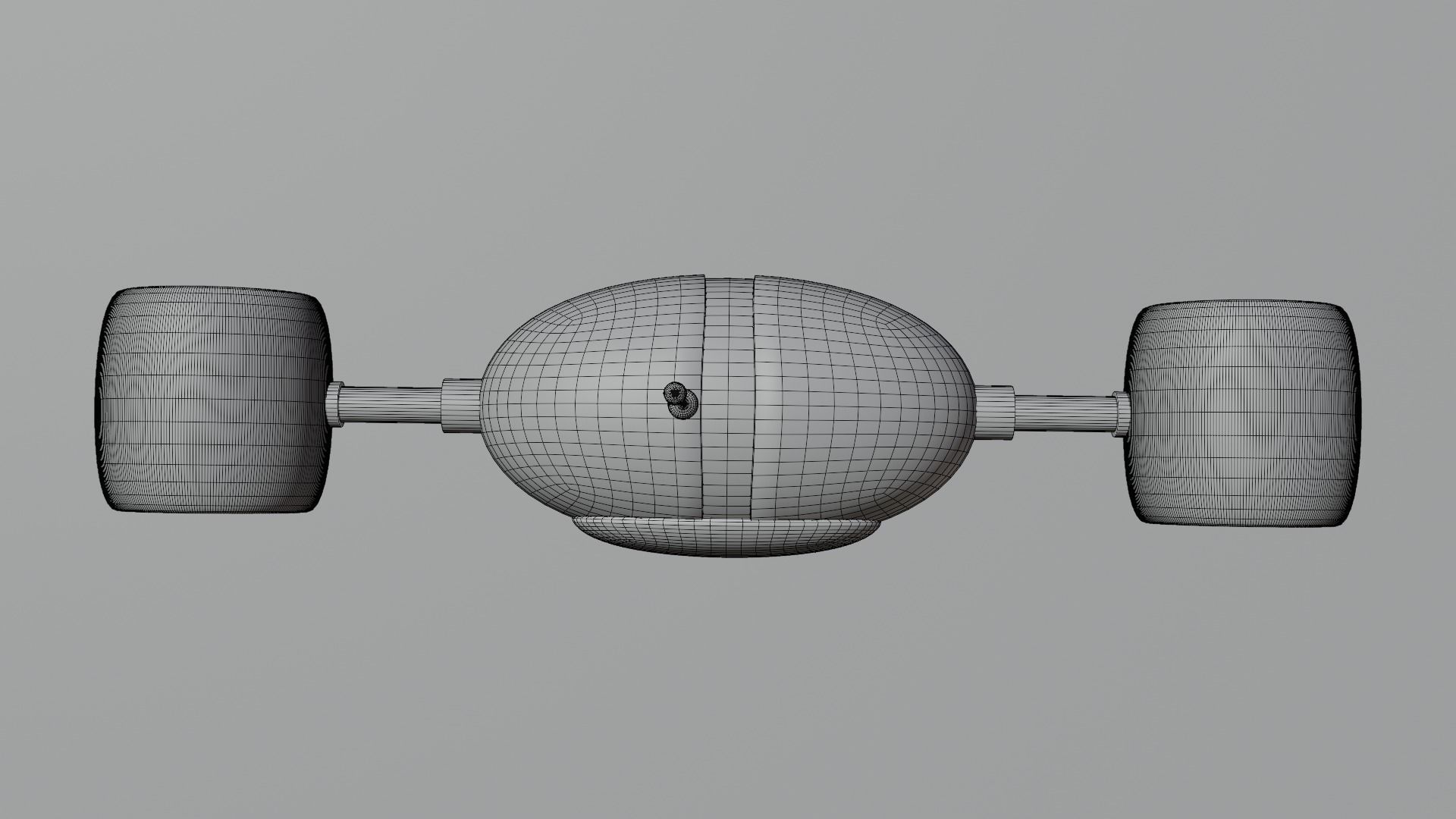 Drone Flying robot  3D model Low-poly 3D model_9