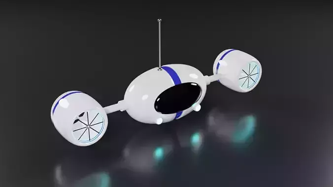 Drone Flying robot  3D model