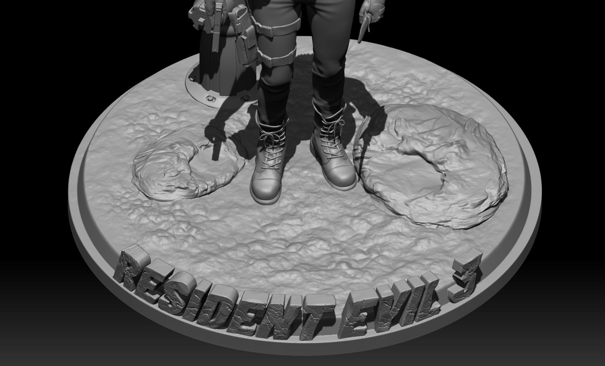 Jill Valentine-Resident evil 3 3D print model_12