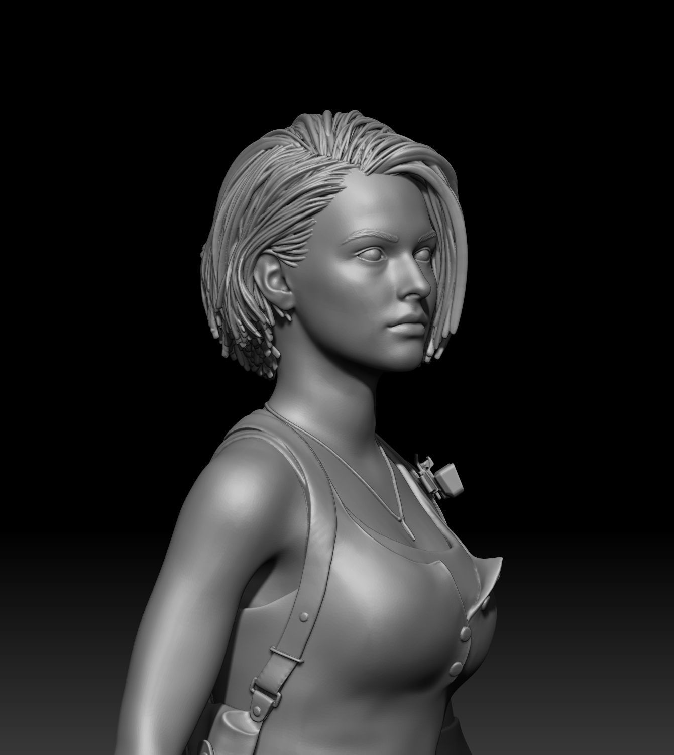 Jill Valentine-Resident evil 3 3D print model_10