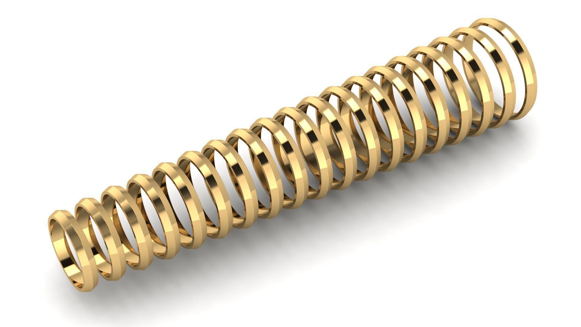 Apex profile Wedding Ring 3 mm Wide US Sizes 3D print model_2