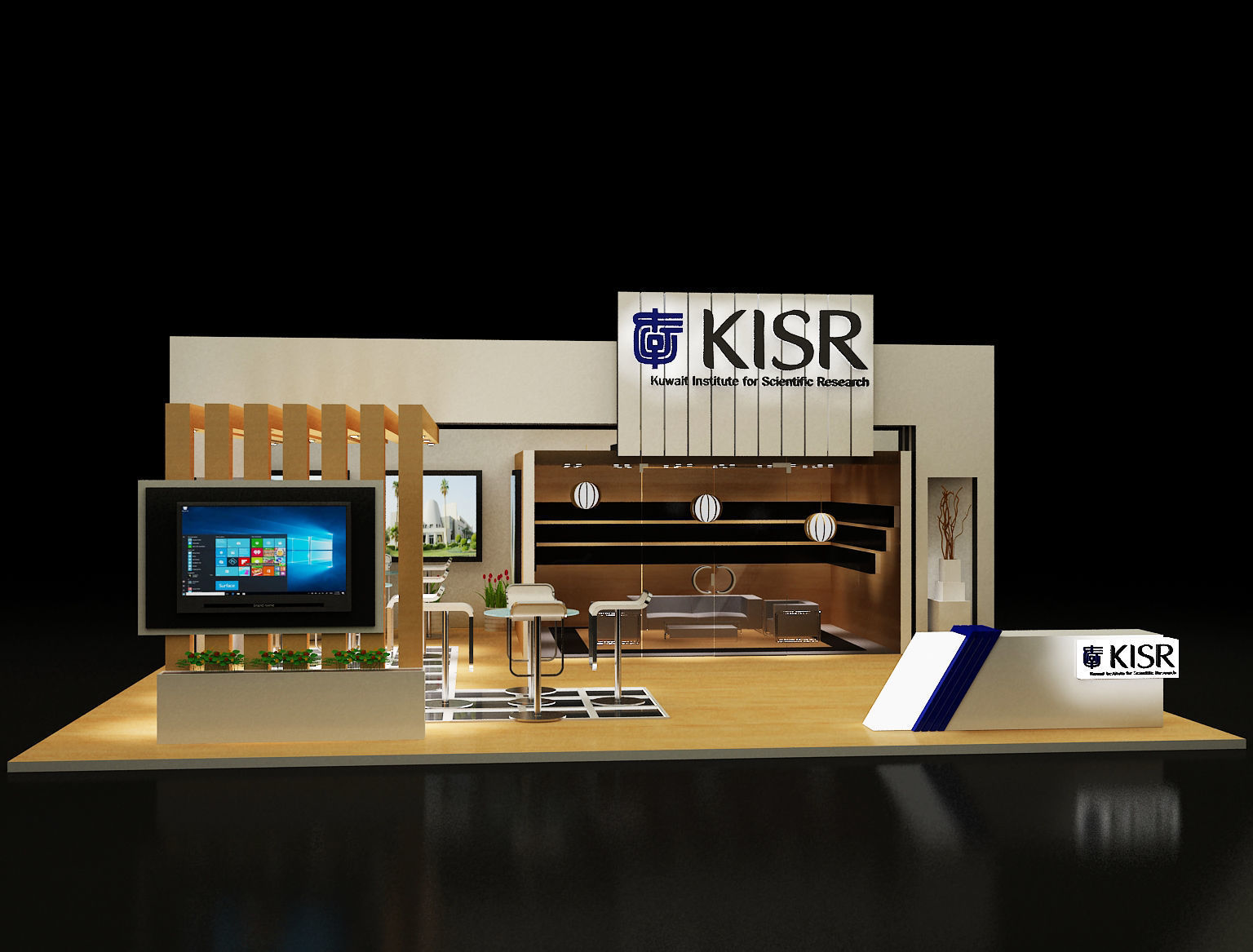Booth Exhibition Stand a139 3D model_14