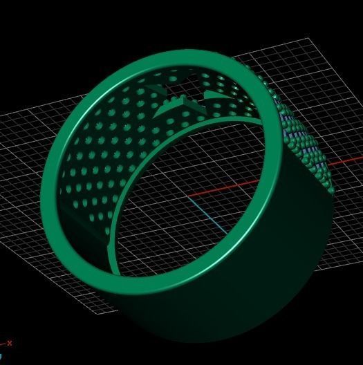 145 Ring Star 3d print model 3D print model_9