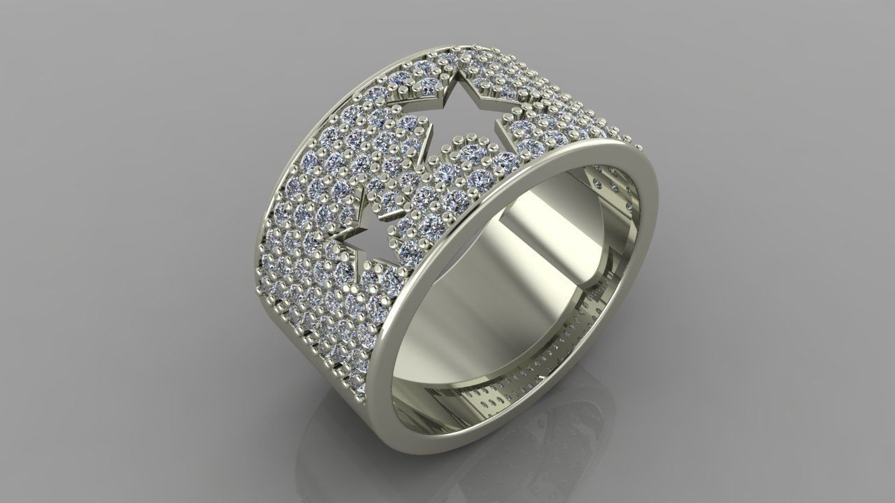 145 Ring Star 3d print model 3D print model_1