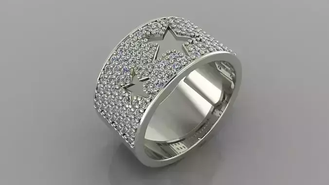 145 Ring Star 3d print model