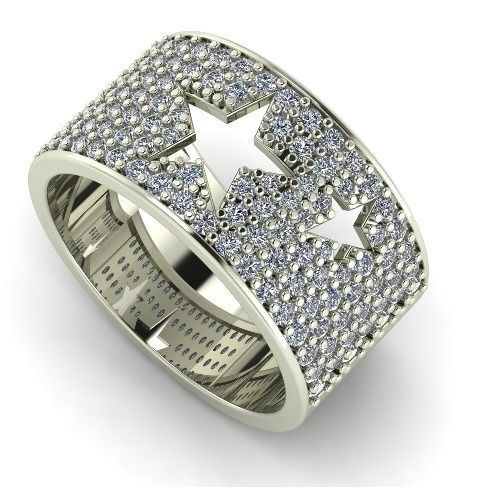 145 Ring Star 3d print model 3D print model_7