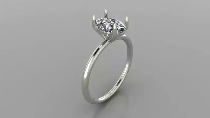 143 Solitaire ring for wedding