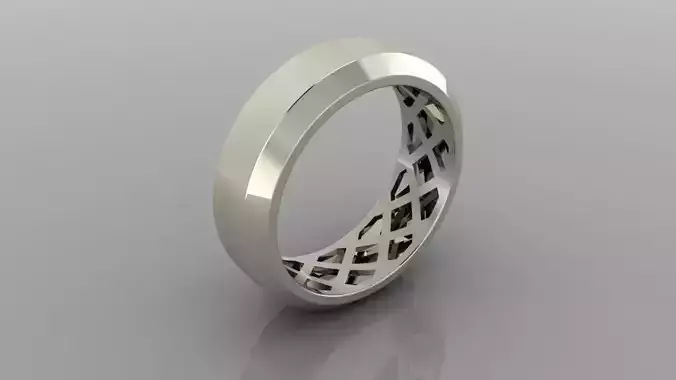 132 Wedding Ring for man without stones