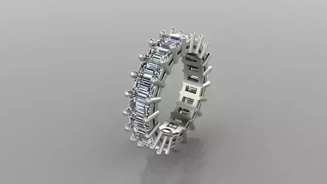 129 Anniversary Band Ring for woman