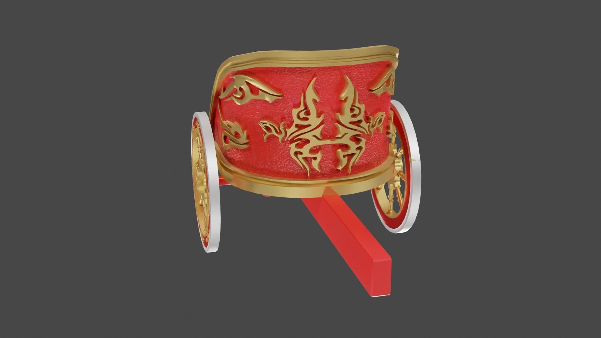 Roman Chariot free VR / AR / low-poly 3D model | CGTrader