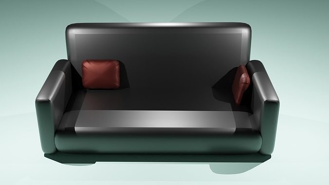 Sofa Chair Low-poly 3D model