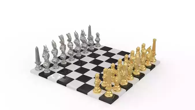 Chess Set 03 3D print model