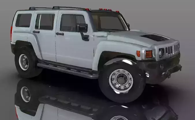 Hummer H3 SUV 3D model Sports Cars Games 