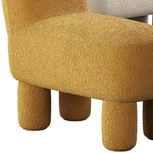 352 Lulu sit pouf by Design House Stockholm 3D model 4