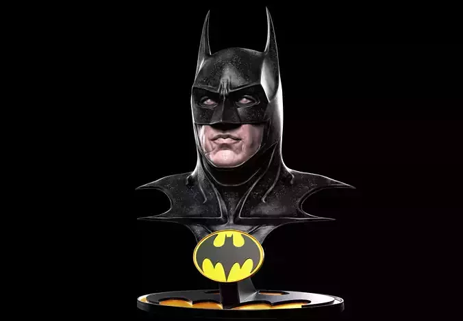 Michael Keaton - Batman Bust 3D print model