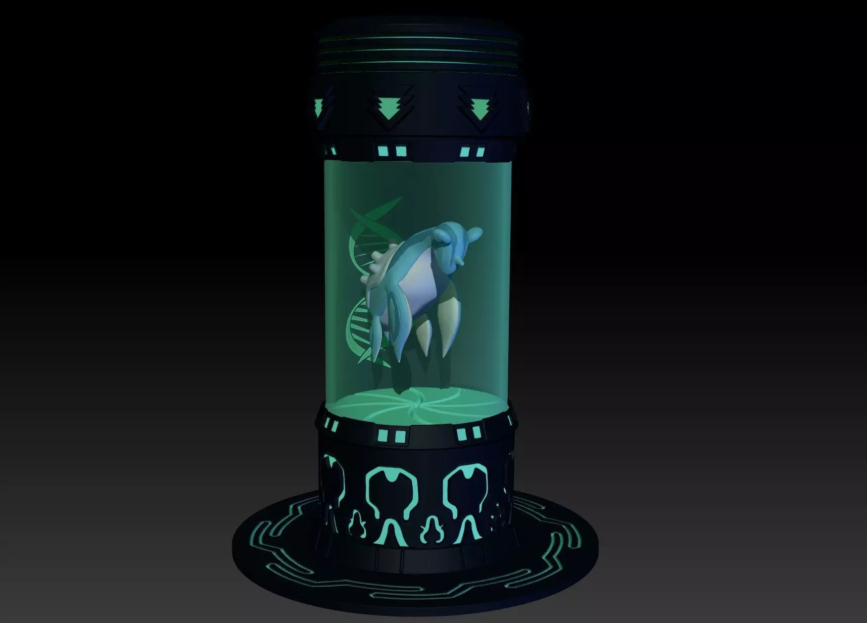 Pokemon Lapras Clone 3D print model_0