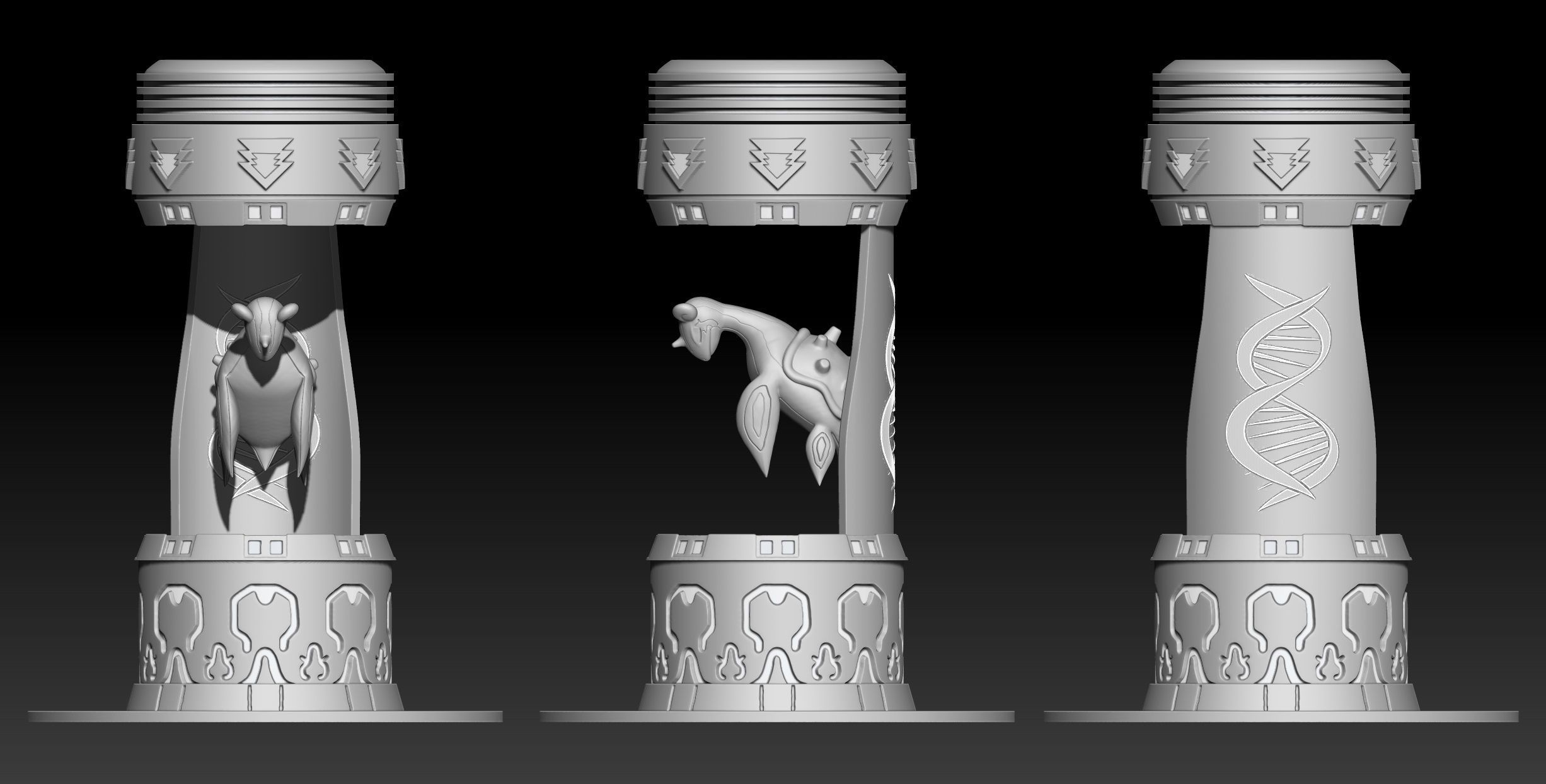 Pokemon Lapras Clone 3D print model_2