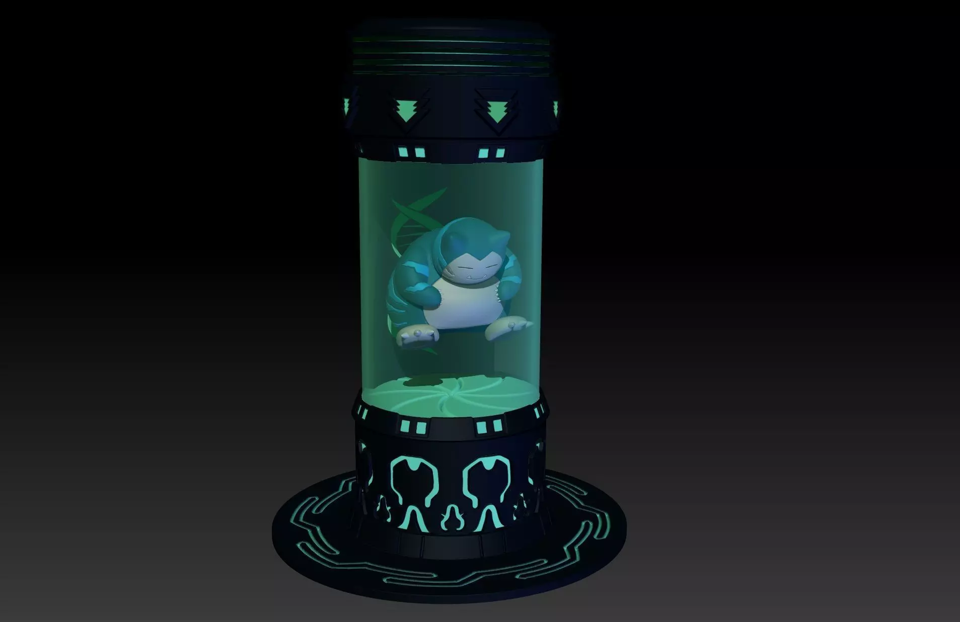 Pokemon Snorlax Clone 3D print model