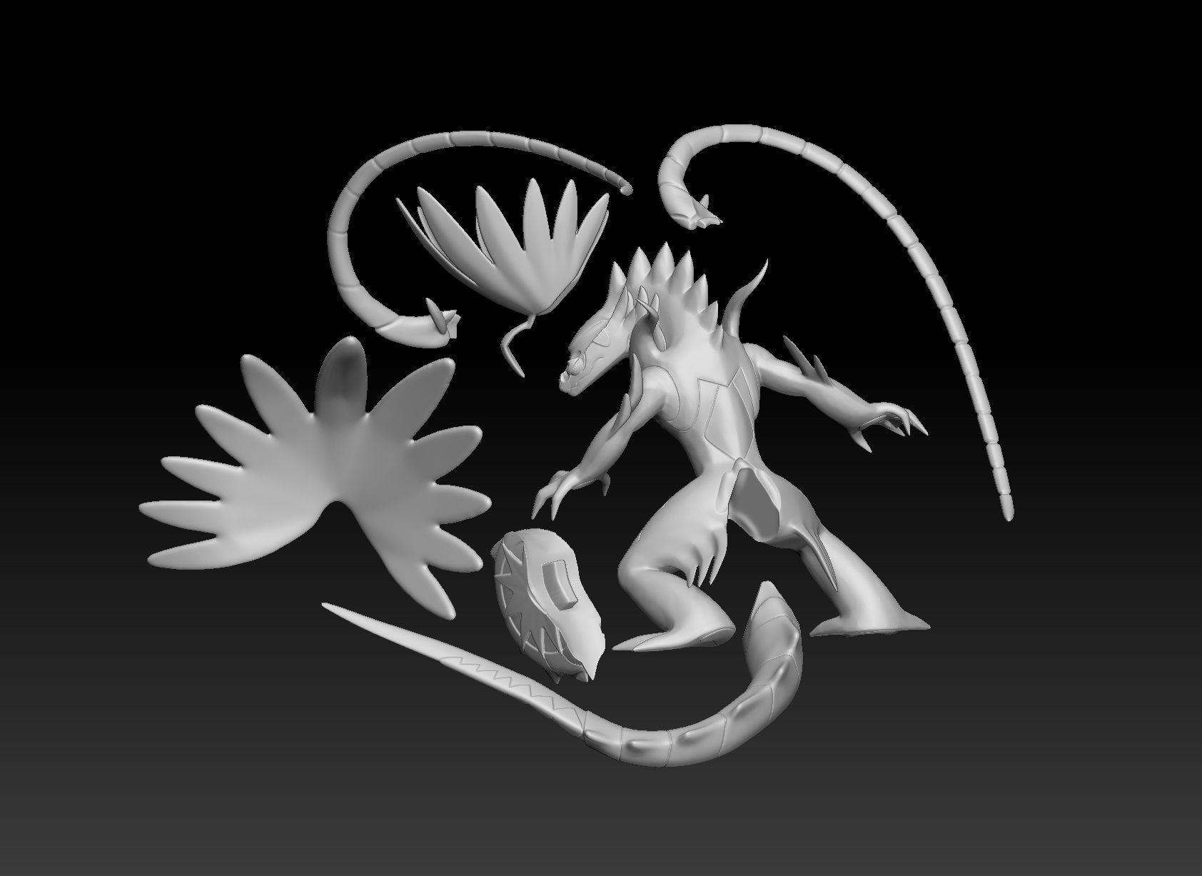 Pokemon Koraidon 3D print model_2