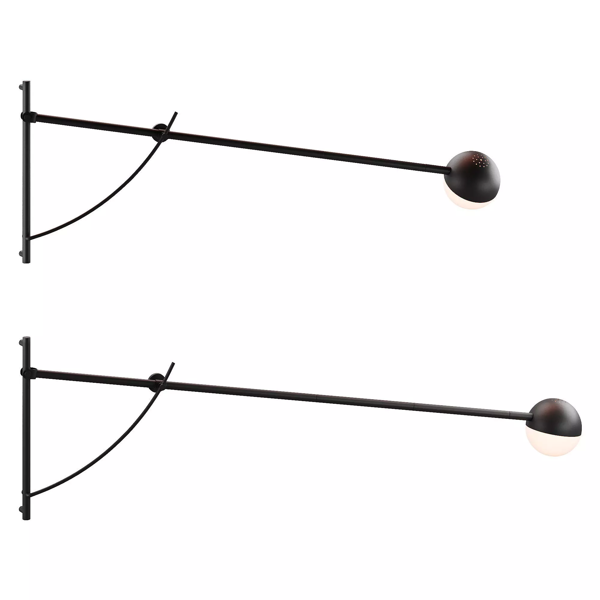 355 lighting fixtures 27 Northern Balancer wall lamp by Yuue 3D model_0