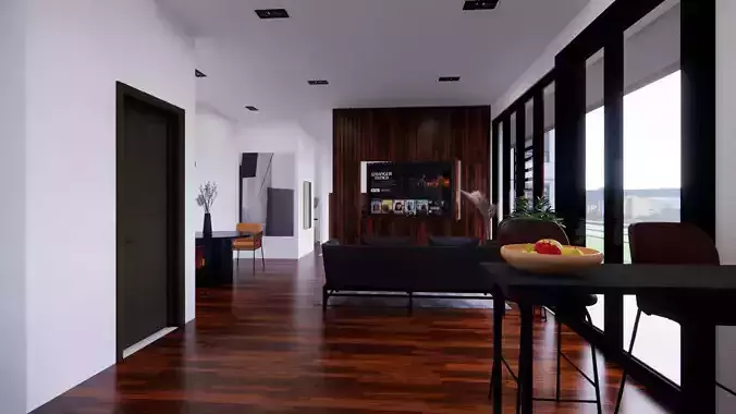 2 BEDROOM APARTMENT including open kitchen and bathroom