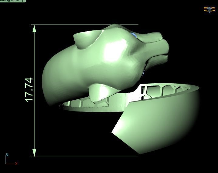 tiger ring 3D print model_1